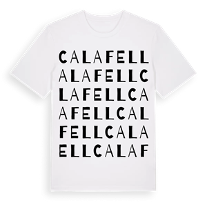 Calafell ordlek t-shirt – ekologisk bomull t-shirt från Pinshirt