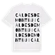 Caldes de Montbui ordlek t-shirt
