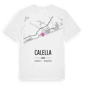 Calella karta t-shirt – ekologisk bomull t-shirt från Pinshirt