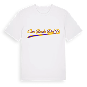 Can Boada del Pi baseball t-shirt – ekologisk bomull t-shirt från Pinshirt