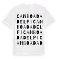Can Boada del Pi ordlek t-shirt