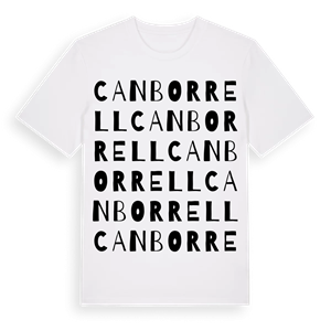 Can Borrell ordlek t-shirt – ekologisk bomull t-shirt från Pinshirt