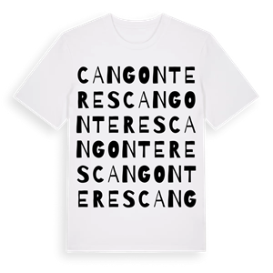 Can Gonteres ordlek t-shirt – ekologisk bomull t-shirt från Pinshirt