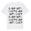 Can Pantiquet ordlek t-shirt