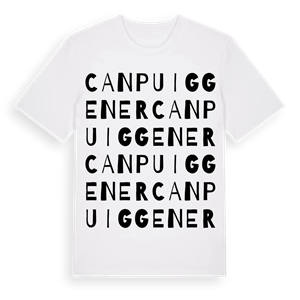 Can Puiggener ordlek t-shirt – ekologisk bomull t-shirt från Pinshirt