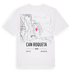 Can Roqueta karta t-shirt – ekologisk bomull t-shirt från Pinshirt