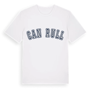 Can Rull college t-shirt – ekologisk bomull t-shirt från Pinshirt
