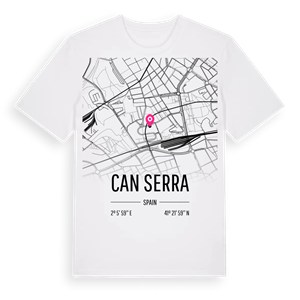 Can Serra karta t-shirt – ekologisk bomull t-shirt från Pinshirt