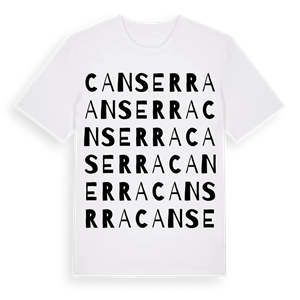 Can Serra ordlek t-shirt – ekologisk bomull t-shirt från Pinshirt