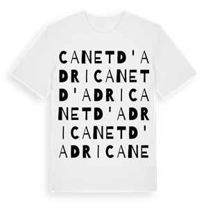 Canet d'Adri ordlek t-shirt – ekologisk bomull t-shirt från Pinshirt
