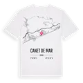 Canet de Mar karta t-shirt