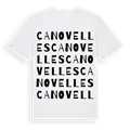Canovelles ordlek t-shirt