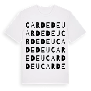 Cardedeu ordlek t-shirt – ekologisk bomull t-shirt från Pinshirt
