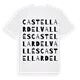 Castellar del Vallès ordlek t-shirt