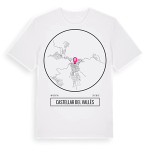 Castellar del Vallès t-shirt – ekologisk bomull t-shirt från Pinshirt