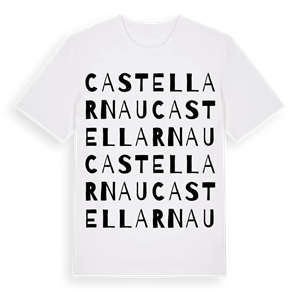 Castellarnau ordlek t-shirt – ekologisk bomull t-shirt från Pinshirt