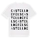 Castelldefels ordlek t-shirt