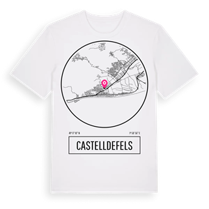 Castelldefels t-shirt – ekologisk bomull t-shirt från Pinshirt