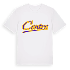 Centre baseball t-shirt – ekologisk bomull t-shirt från Pinshirt