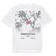 Cerdanyola del Vallès karta t-shirt