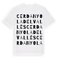 Cerdanyola del Vallès ordlek t-shirt