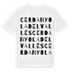 Cerdanyola del Vallès ordlek t-shirt