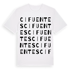 Cifuentes ordlek t-shirt – ekologisk bomull t-shirt från Pinshirt