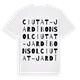Ciutat-Jardí Bon Sol ordlek t-shirt