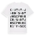 Ciutat-Jardí Sant Josep Obrer / Sant Josep Obrer 1ª fase ordlek t-shirt