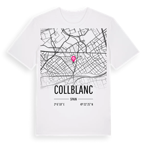 Collblanc karta t-shirt – ekologisk bomull t-shirt från Pinshirt