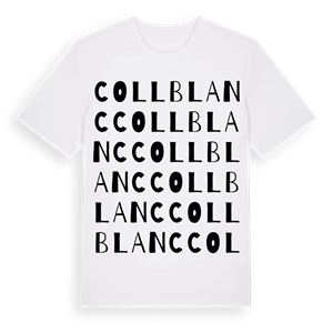 Collblanc ordlek t-shirt – ekologisk bomull t-shirt från Pinshirt