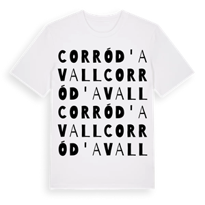Corró d'Avall ordlek t-shirt – ekologisk bomull t-shirt från Pinshirt