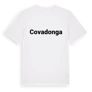 Covadonga fetstil t-shirt – ekologisk bomull t-shirt från Pinshirt