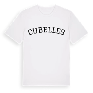 Cubelles böjd t-shirt – ekologisk bomull t-shirt från Pinshirt