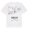 Cubelles karta t-shirt