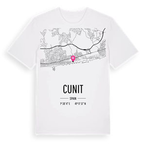 Cunit karta t-shirt – ekologisk bomull t-shirt från Pinshirt