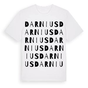 Darnius ordlek t-shirt – ekologisk bomull t-shirt från Pinshirt