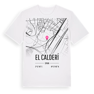 el Calderí karta t-shirt – ekologisk bomull t-shirt från Pinshirt