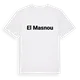 el Masnou fetstil t-shirt