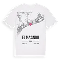 el Masnou karta t-shirt