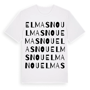 el Masnou ordlek t-shirt – ekologisk bomull t-shirt från Pinshirt
