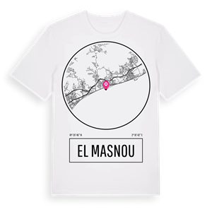 el Masnou t-shirt – ekologisk bomull t-shirt från Pinshirt