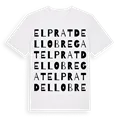 el Prat de Llobregat ordlek t-shirt