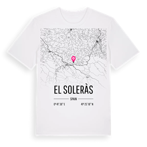 el Soleràs karta t-shirt – ekologisk bomull t-shirt från Pinshirt