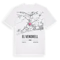 el Vendrell karta t-shirt