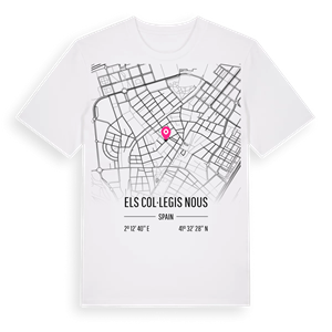 els Col·legis Nous karta t-shirt – ekologisk bomull t-shirt från Pinshirt