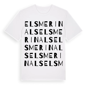 els Merinals ordlek t-shirt – ekologisk bomull t-shirt från Pinshirt