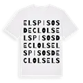 els Pisos de Clols ordlek t-shirt