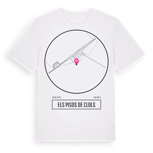 els Pisos de Clols t-shirt – ekologisk bomull t-shirt från Pinshirt