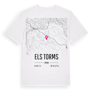 els Torms karta t-shirt – ekologisk bomull t-shirt från Pinshirt
